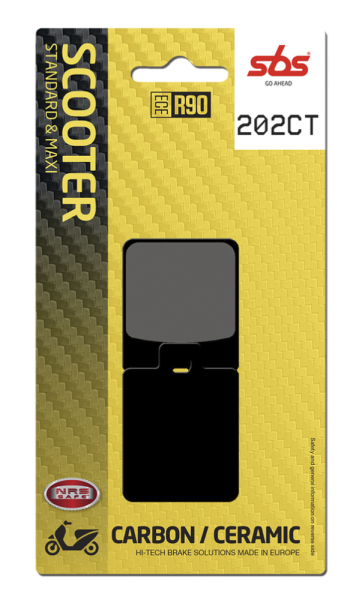 Ct Scooter Carbon Tech Organic Brake Pads, 1, nordicamoto.ro