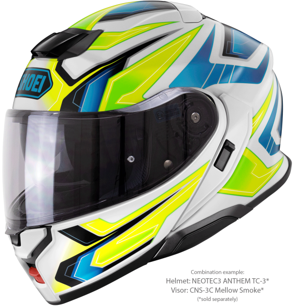 Casca Flip-up SHOEI NEOTEC3 ANTHEM TC-3 Albastru/Verde/Alb/Galben XXL-1