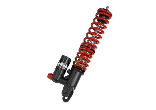 Rear Shocks W/springs Black, Red, Silver, 1, nordicamoto.ro