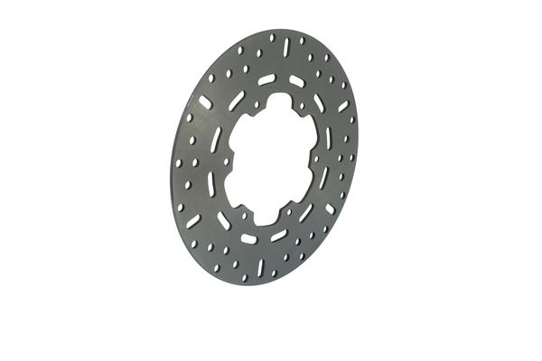 Round Fixed Brake Rotor Silver, Stainless Steel, 1, nordicamoto.ro