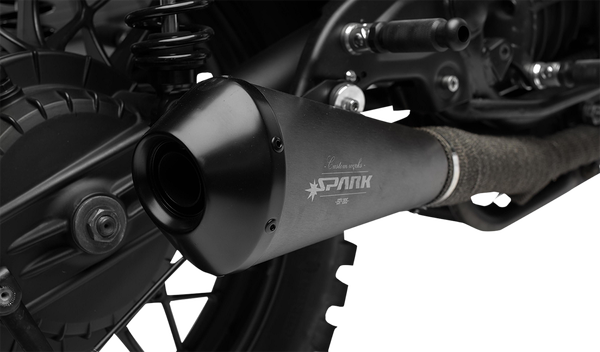 Megaphone Slip-on Mufflers Black, 5, nordicamoto.ro