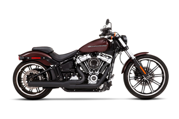 Exhaust System 2 Into 1 Softail 18+ Black, 1, nordicamoto.ro