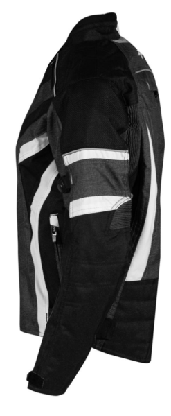 Geaca Textila Dama Rusty Stitches Juliette Black/White-2