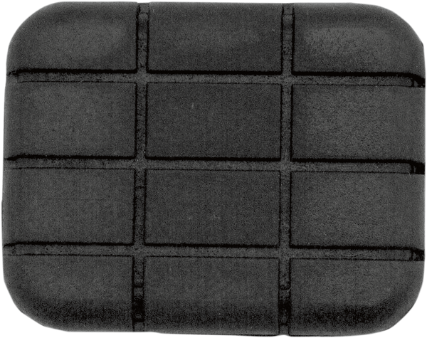 Chrome Brake Pedal Pad Black, 1, nordicamoto.ro