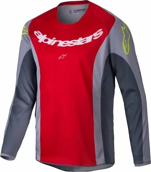 Tricou Copii Alpinestars Racer Melt Gray/Red L, 1, nordicamoto.ro