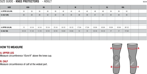 Manșetă pentru genunchi Alpinestars A-Motion Plasma Black-0