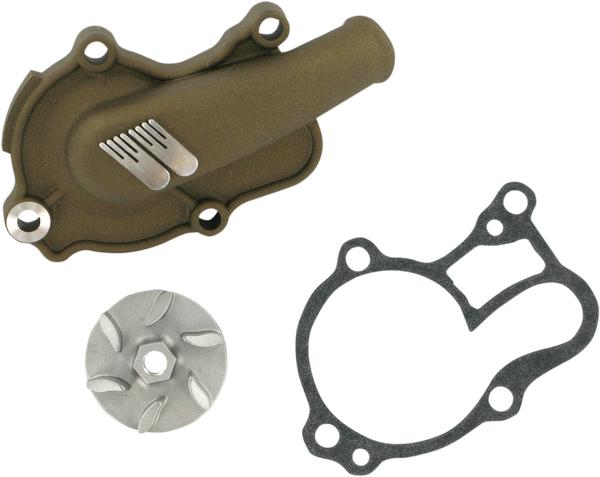 Supercooler Water Pump Cover And Impeller Kit Magnesium, Powder-coated, 1, nordicamoto.ro