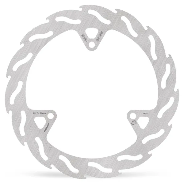 Flame Series Fixed Rotor Silver, Stainless Steel-0