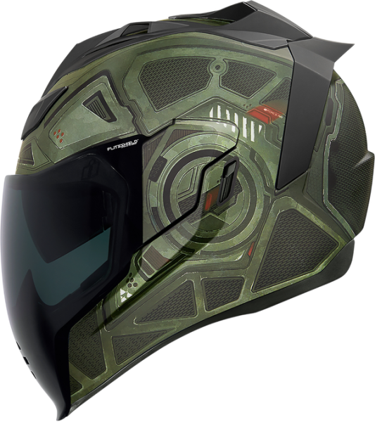 Airflite Blockchain Helmet Green -4