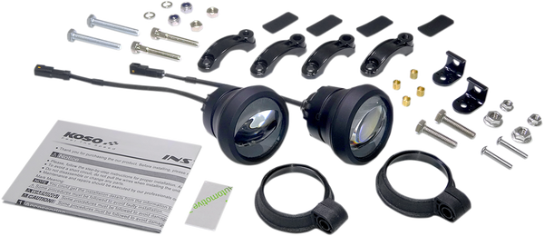 Led Fog Light Kit Black, 3, nordicamoto.ro