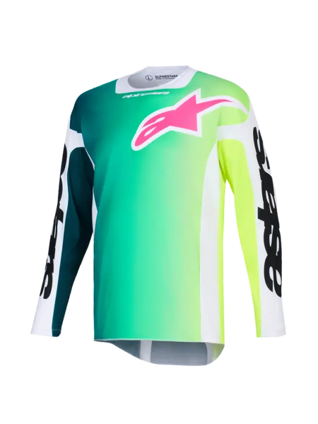 Tricou Alpinestars Racer Portl Green-413bf097065df971458dccb8a01b895b.webp