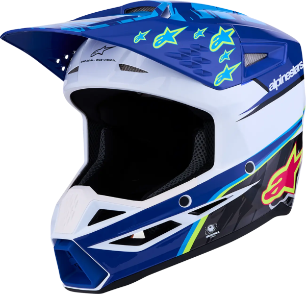 Casca Copii Alpinestars SM3 Falcon Albastru/Negru/Roz S, 1, nordicamoto.ro