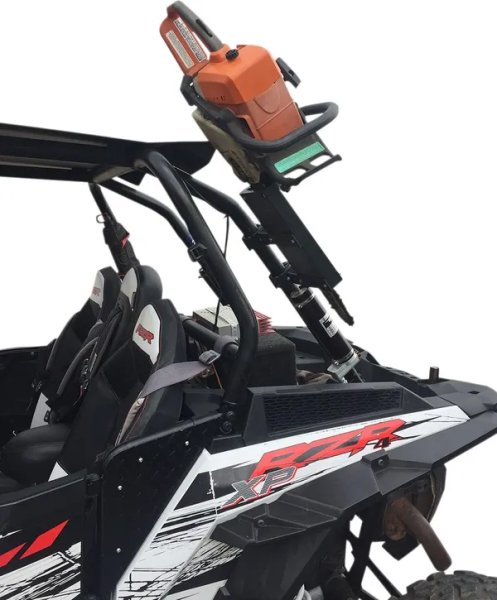 Roll Bar Chainsaw Mount Black -0