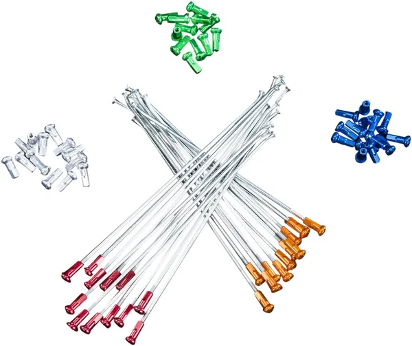 Spoke And Nipple Replacement Kit Orange, Aluminum-0