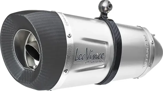 Tobă de eșapament LeoVince Factory S Titanium Slip-On pentru Kawasaki, 1, nordicamoto.ro
