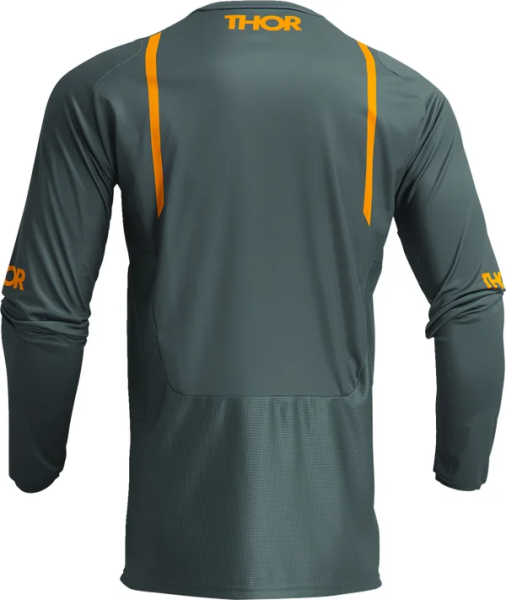 Tricou Thor Pulse Mono Gray/Yellow-0