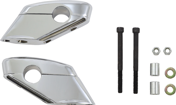 Liner Pullback Handlebar Riser Silver, 2, nordicamoto.ro