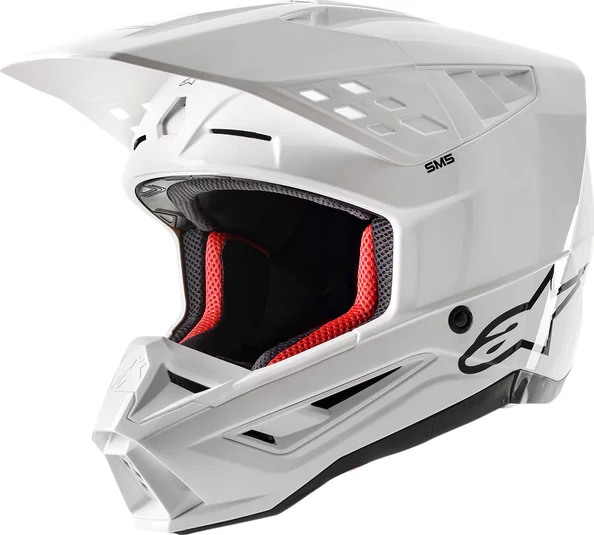 Supertech M5 Solid Mx Helmet White  M, 8, nordicamoto.ro