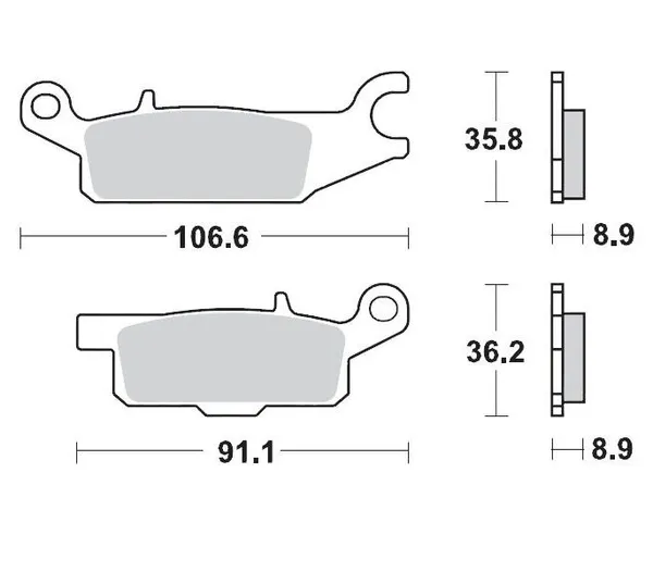 Nitro Atv Brake Pads-0
