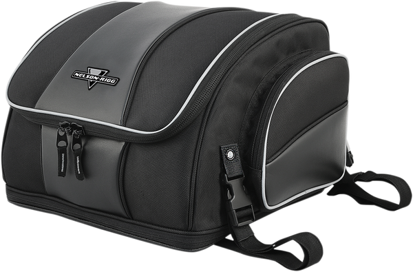 Route 1 Weekender Backrest Rack Bag Black, 3, nordicamoto.ro