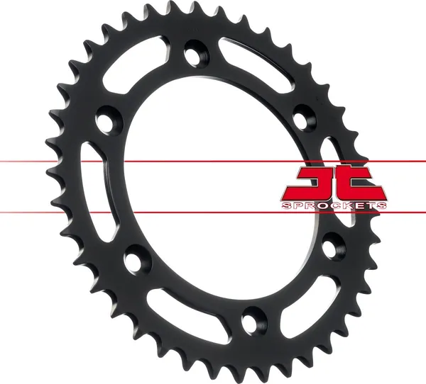 JT SPROCKETS Steel Rear Sprocket Black -1