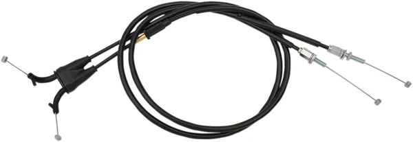 MOOSE RACING Black Vinyl Throttle Cable Black 