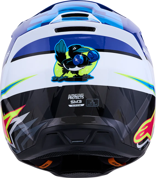 Casca Alpinestars SM3 Falcon Albastru/Negru/Roz XS, 4, nordicamoto.ro