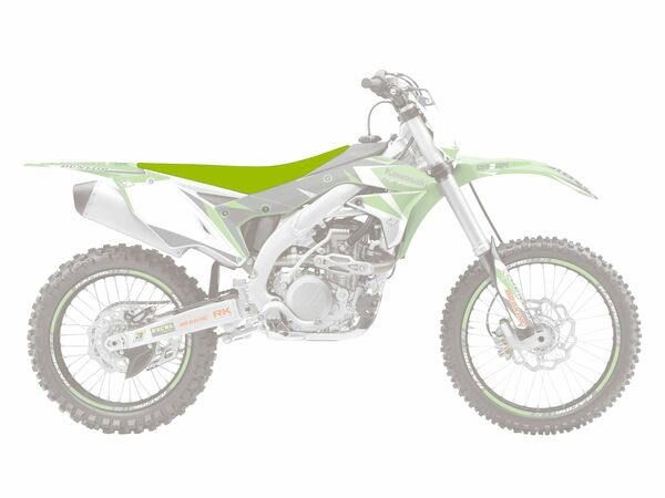 Pyramid Seat Cover Green, 1, nordicamoto.ro