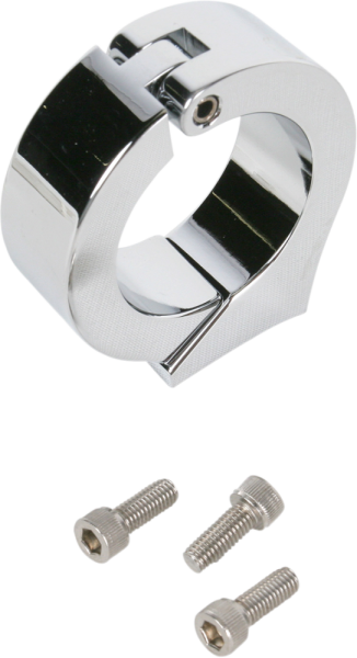 Handlebar Gauge Clamp Chrome, 1, nordicamoto.ro