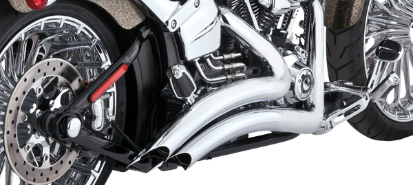 Big Radius Exhaust System Chrome, 2, nordicamoto.ro