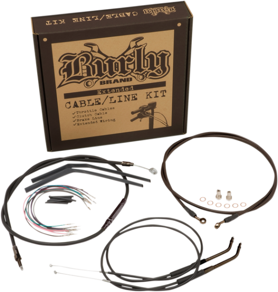 Jail Bar Cable Kit Black, 1, nordicamoto.ro