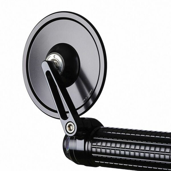 Handlebar End Mirror Black, 5, nordicamoto.ro