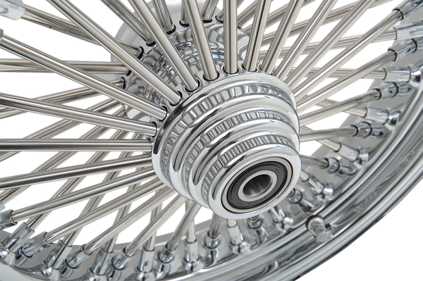 Fat Daddy 50-spoke Radial Laced Wheel Silver, 3, nordicamoto.ro