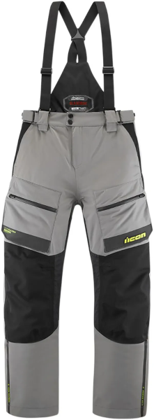 Pantaloni Textil Icon Raiden Fluorescent Yellow/Gray-4