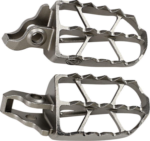MOOSE RACING Nd Series Footpegs Silver -1