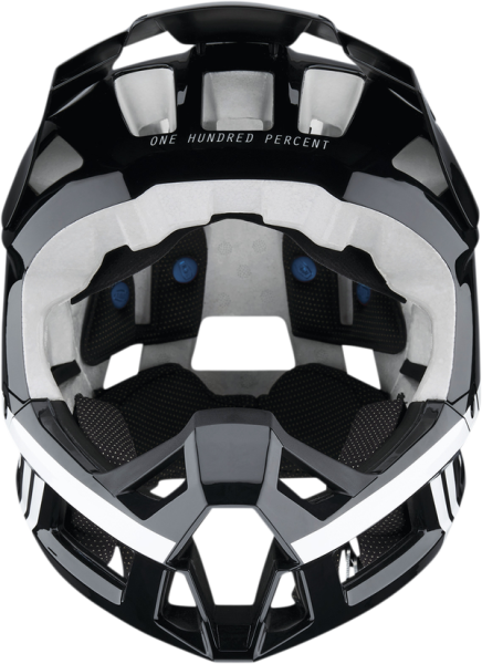 Trajecta Full Bicycle Helmet Black, White -2