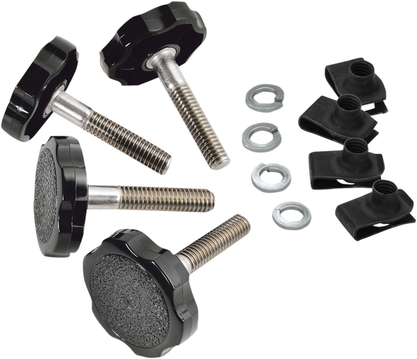 Saddlebag Fasteners Black, 1, nordicamoto.ro