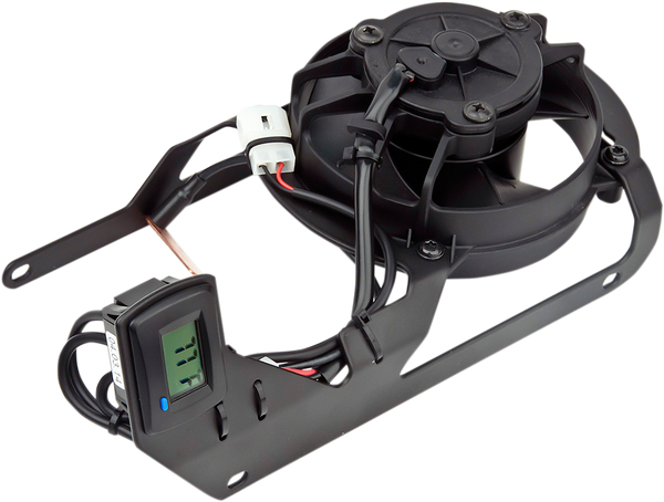 Radiator Fan Kit Black, 1, nordicamoto.ro
