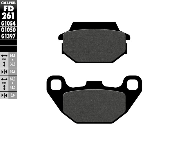 Brake Pad Orcanic, 2, nordicamoto.ro