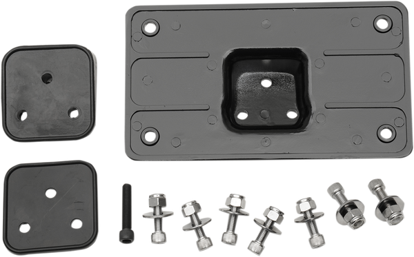 Fender License Plate Mount Black, 1, nordicamoto.ro