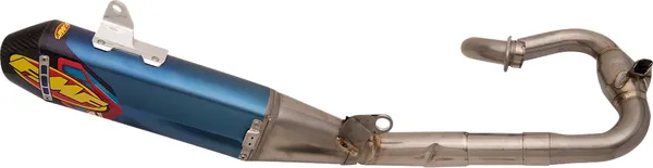 Factory 4.1 Rct Exhaust System Anodized Blue-1