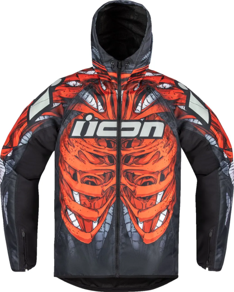 Geaca Icon Airform Manik'r Black/Red-5