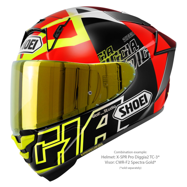 Casca Integrala SHOEI X-SPR PRO DIGGIA2 TC-3 Negru/Rosu/Galben XS, 5, nordicamoto.ro