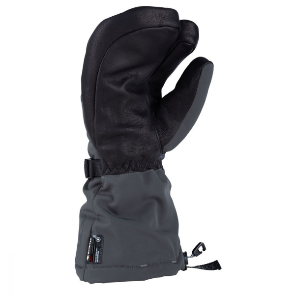 Manusi Snowmobil Klim Tundra HTD Gauntlet Black - Asphalt Insulated Incalzite-1