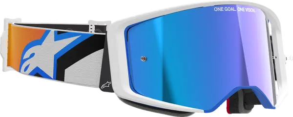 Ochelari Alpinestars Supertech Corp Abs Vision White/Orange/Blue-1