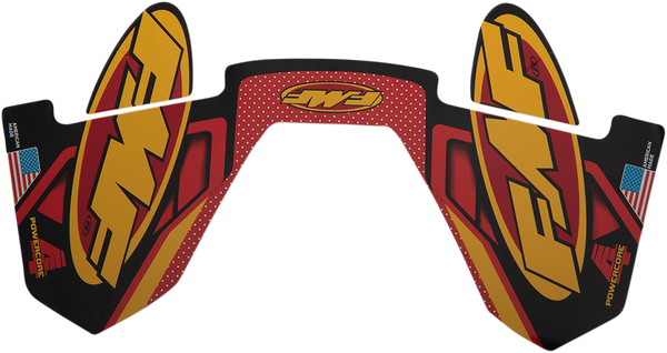 Fmf Exhaust Replacement Decal Black, Red, Yellow 