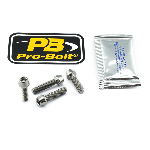 Titanium Brake & Clutch Lever Perch Pinch Bolt Kit, 1, nordicamoto.ro
