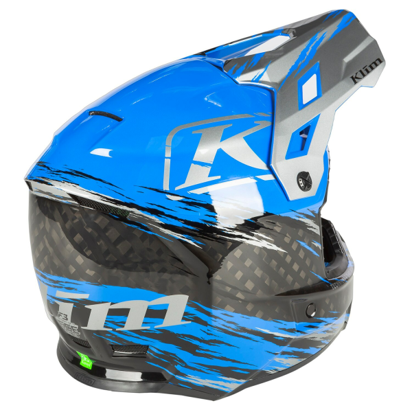 Casca Snowmobil Klim F3 Carbon Pro ECE Ascent Black - Asphalt-16