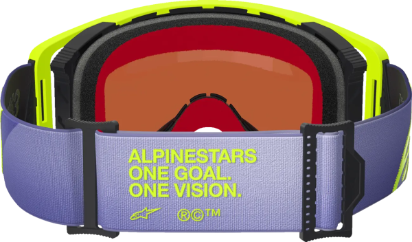 Ochelari Alpinestars Supertech Vision Corp Purple/Yellow-0