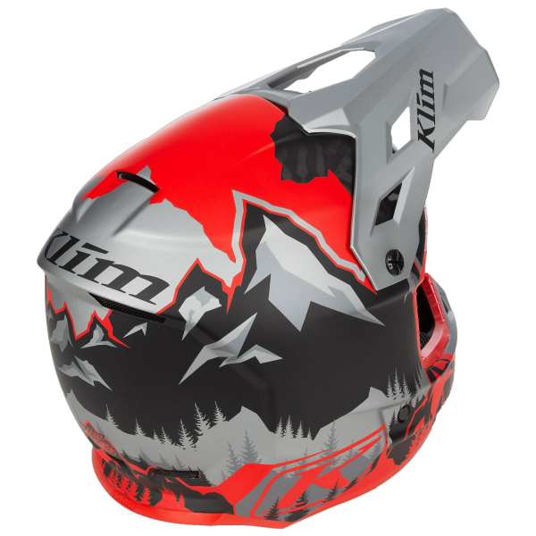 Casca Snowmobil Klim F3 Carbon ECE Wraith-55
